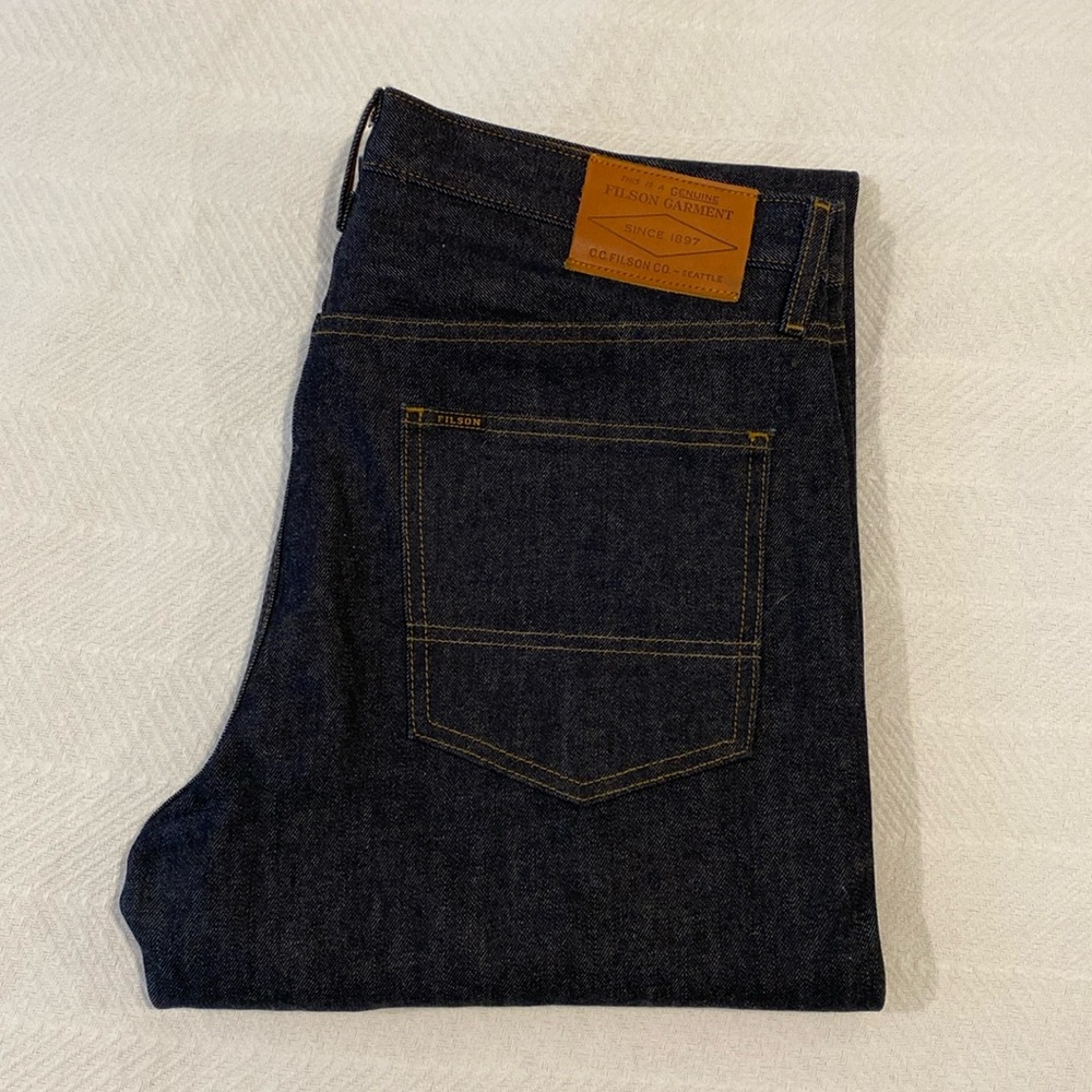 NWOT Filson Rail-Splitter Jeans - 36x34
